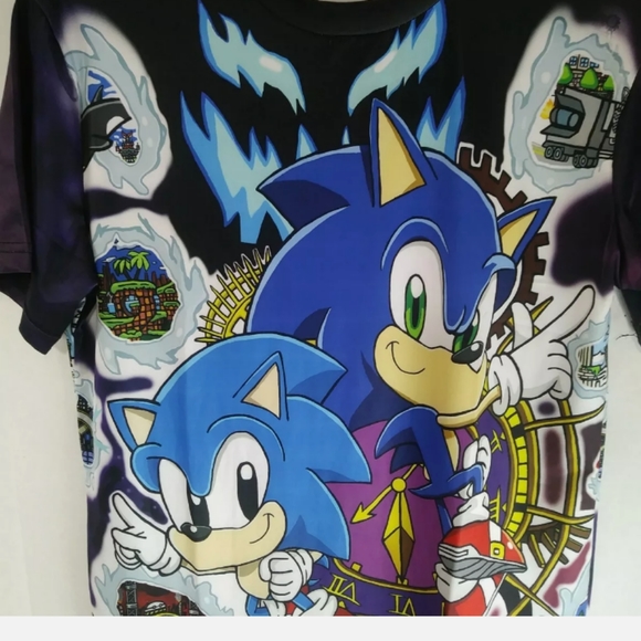 Cosplay Men's Sz M Mesh T-Shirt With Multicolored 3D Graphics - Picture 5 of 8